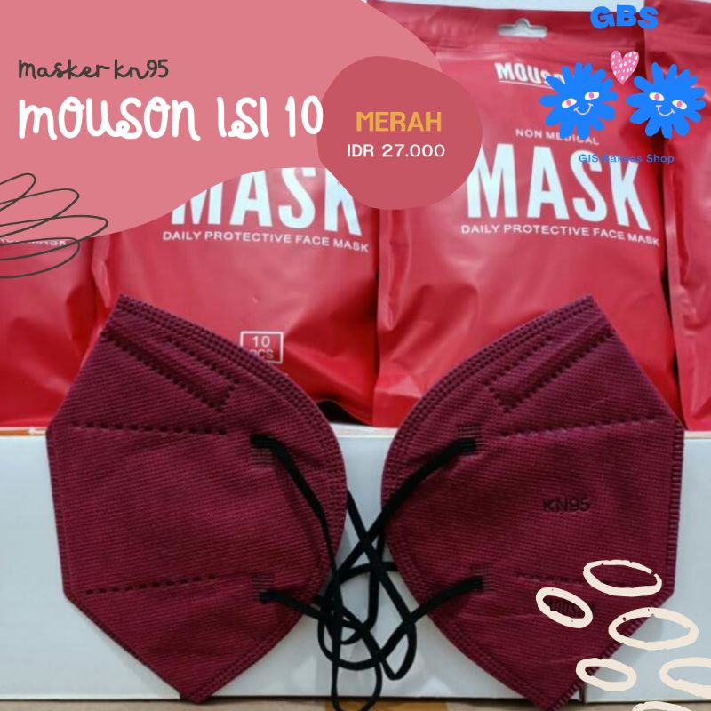 Makser Mouson KN95 Red