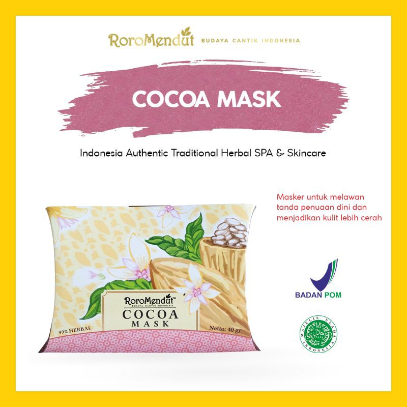 Cocoa Face Mask Roro Mendut