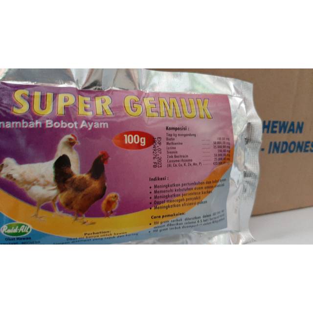 SUPER GEMUK PENAMBAH BOBOT