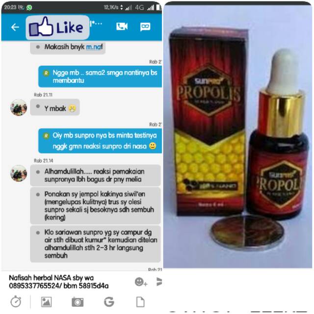 Sunpro propolis nasa surabaya