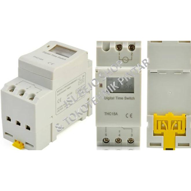 220V Din Rail Digital Programmable Timer Switch Model Mcb List Paling Dicari