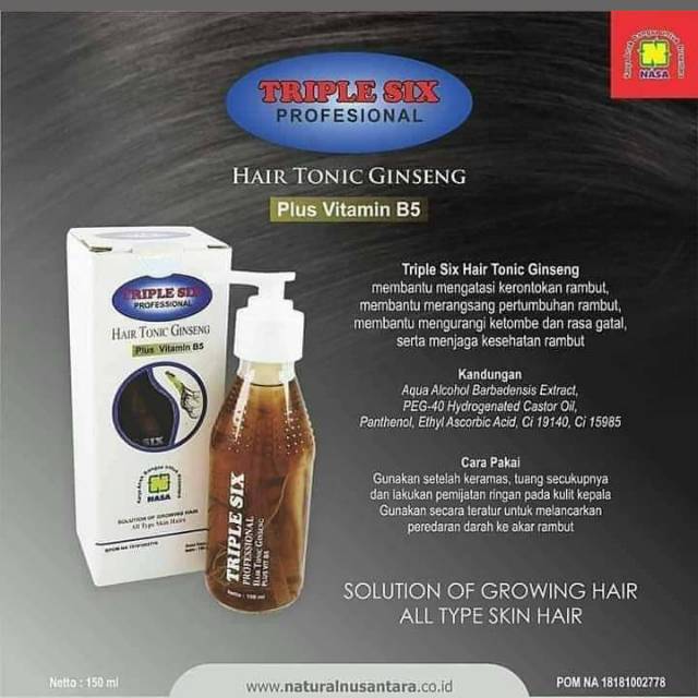 TripleSix Hair Tonic Ginseng