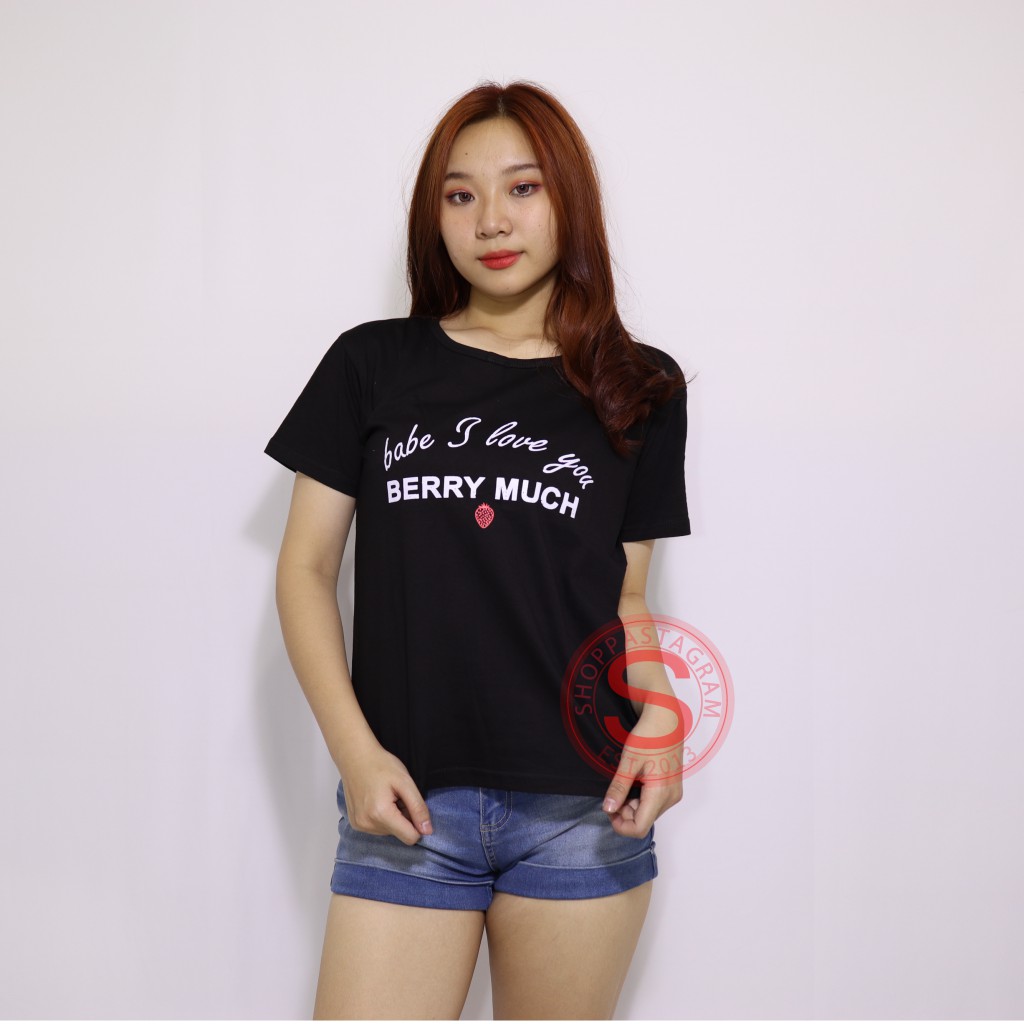 KAOS CEWEK BERRY MUCH