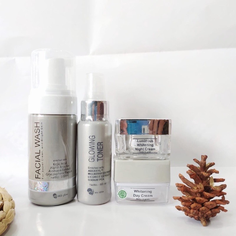 Msglow paket wajah + Pouch