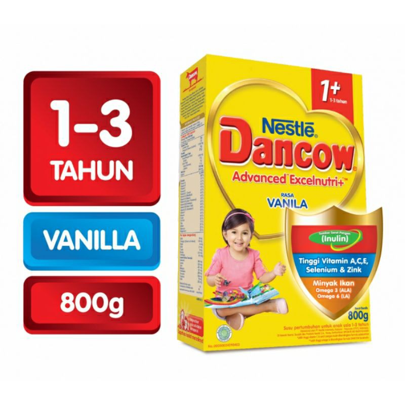 DANCOW 1+ VANILA 800gr
