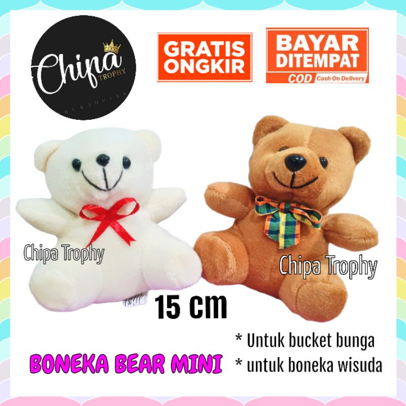 BONEKA BEAR MINI / BERUANG MINI/ BONEKA WISUDA