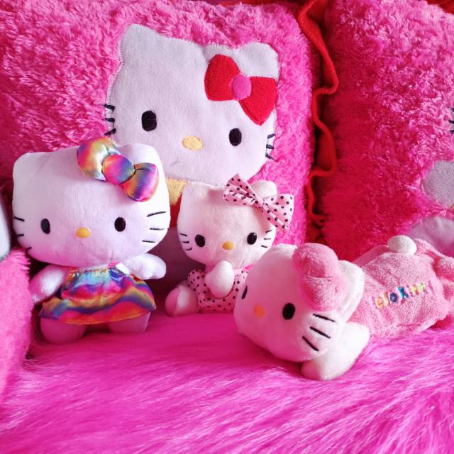 Pl boneka hellokitty (3pcs )