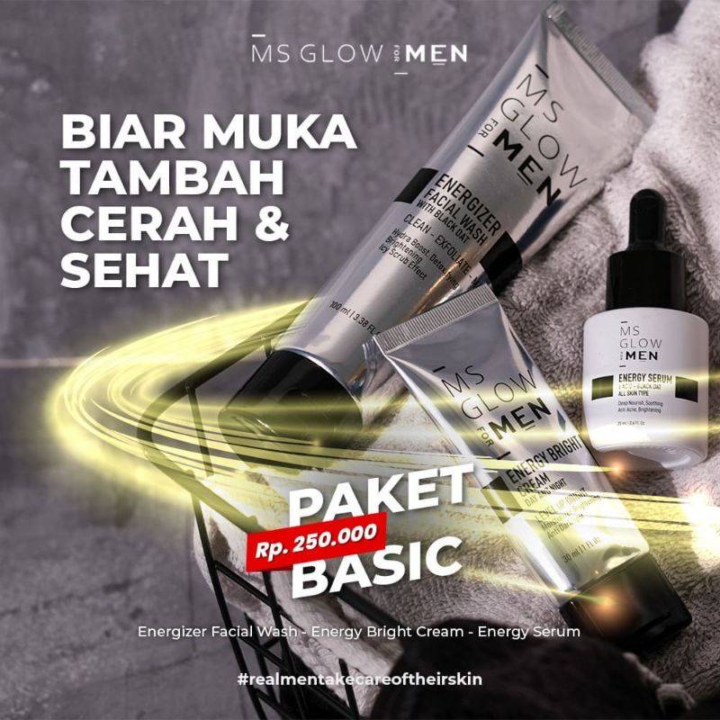 Paket Basic Ms Glow for Men ORIGINAL