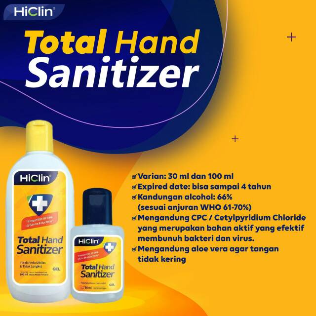 Hand sanitaizer hiclin 100ml