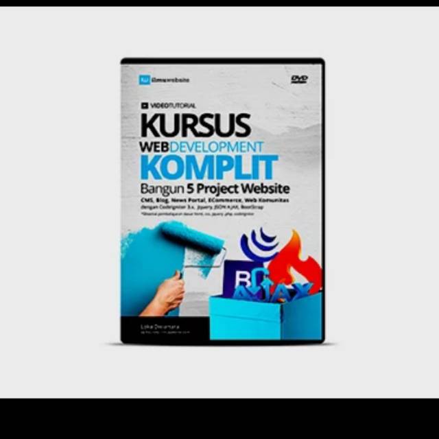 Dvd Kursus Web Development Komplit Bangun 5 Project Aplikasi Website - CodeIgniter3  JQuery AJAX