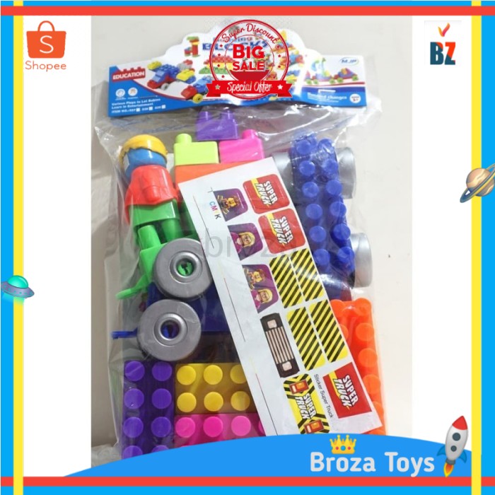 Mainan Building Blocks MJP Super Blocks