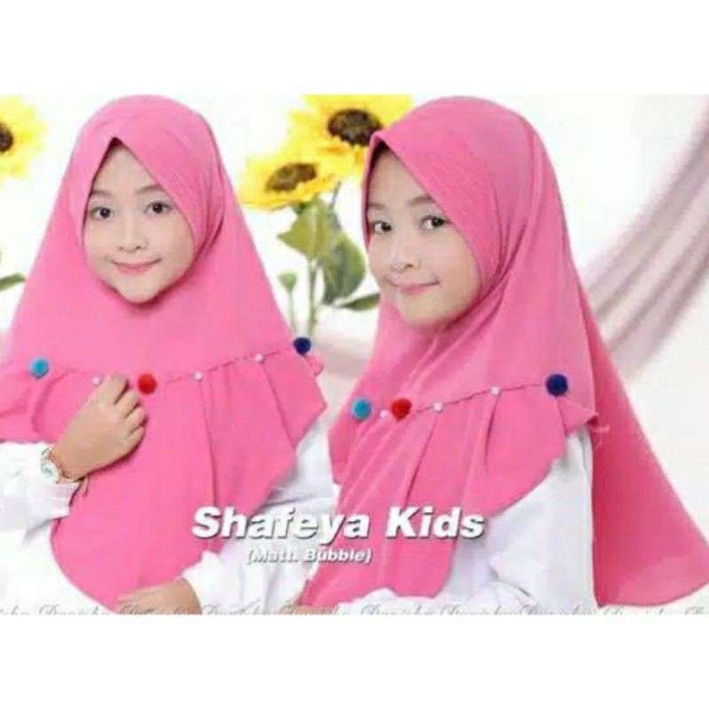 Jilbab variasi pom pom