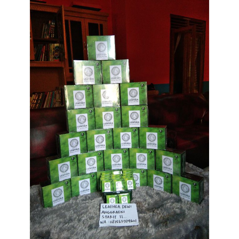 (bisa COD) 1box leafhea gluta soap READY Free member