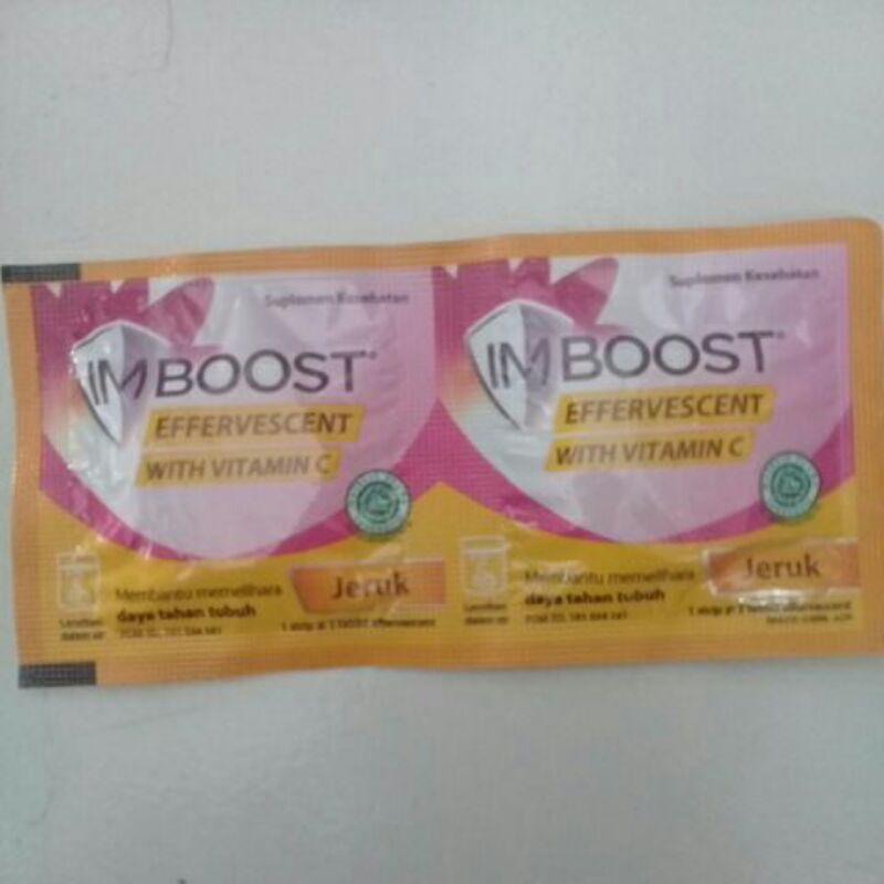 Imboost effervescent rasa jeruk