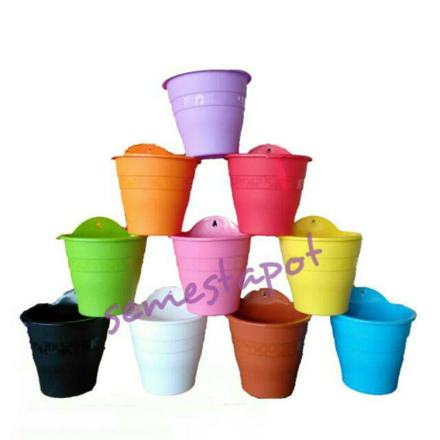 Pot Dinding Bunga Tanaman NKT Cantik