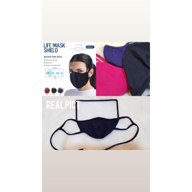 Masker Faceshield Dewasa