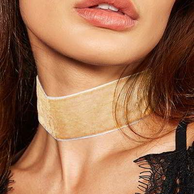 Choker Cylinder Simple Brown