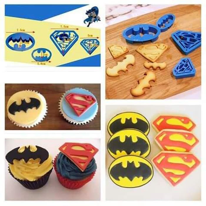 Cutter Batman Superman set 4
