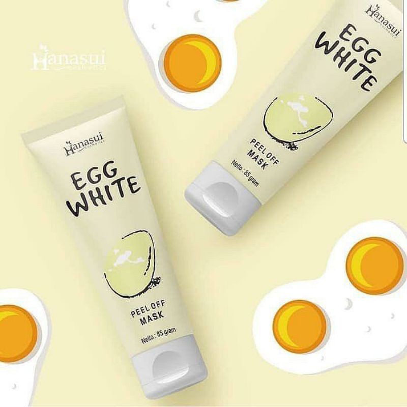 HANASUI PEEL OFF EGG WHITE MASK