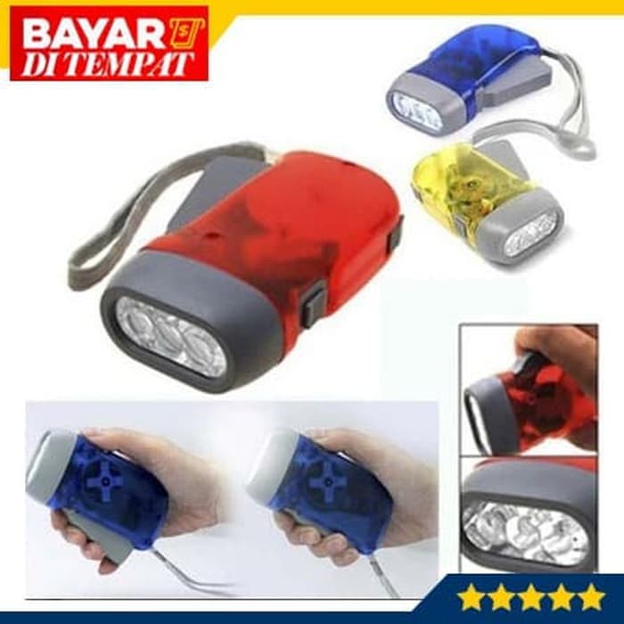Senter Pompa Tanpa Baterai