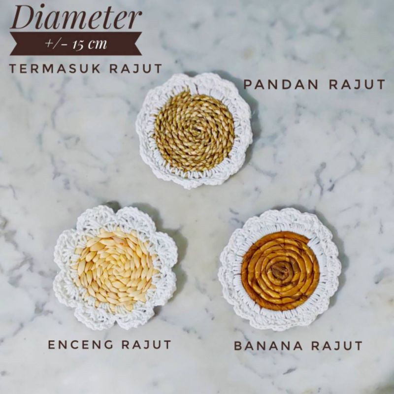 Cahyaning Coaster Rajut