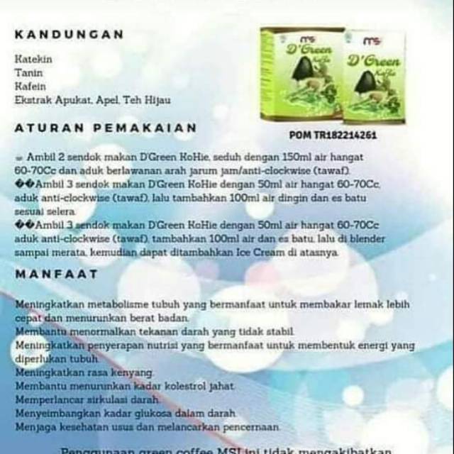 D'green kohie MSI