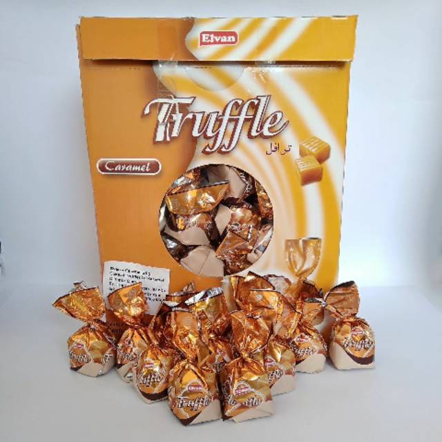 Coklat truffle rasa caramel