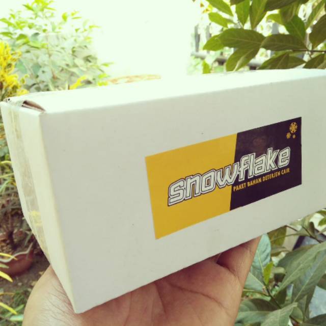 Paket Bahan Deterjen Cair Snowflake