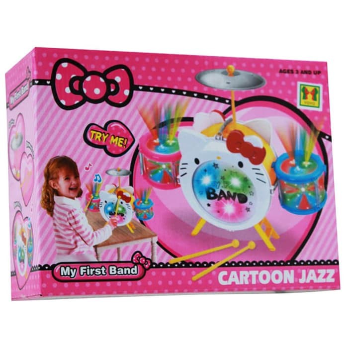 MAINAN JAZZ DRUM CARTOON HELLOKITTY