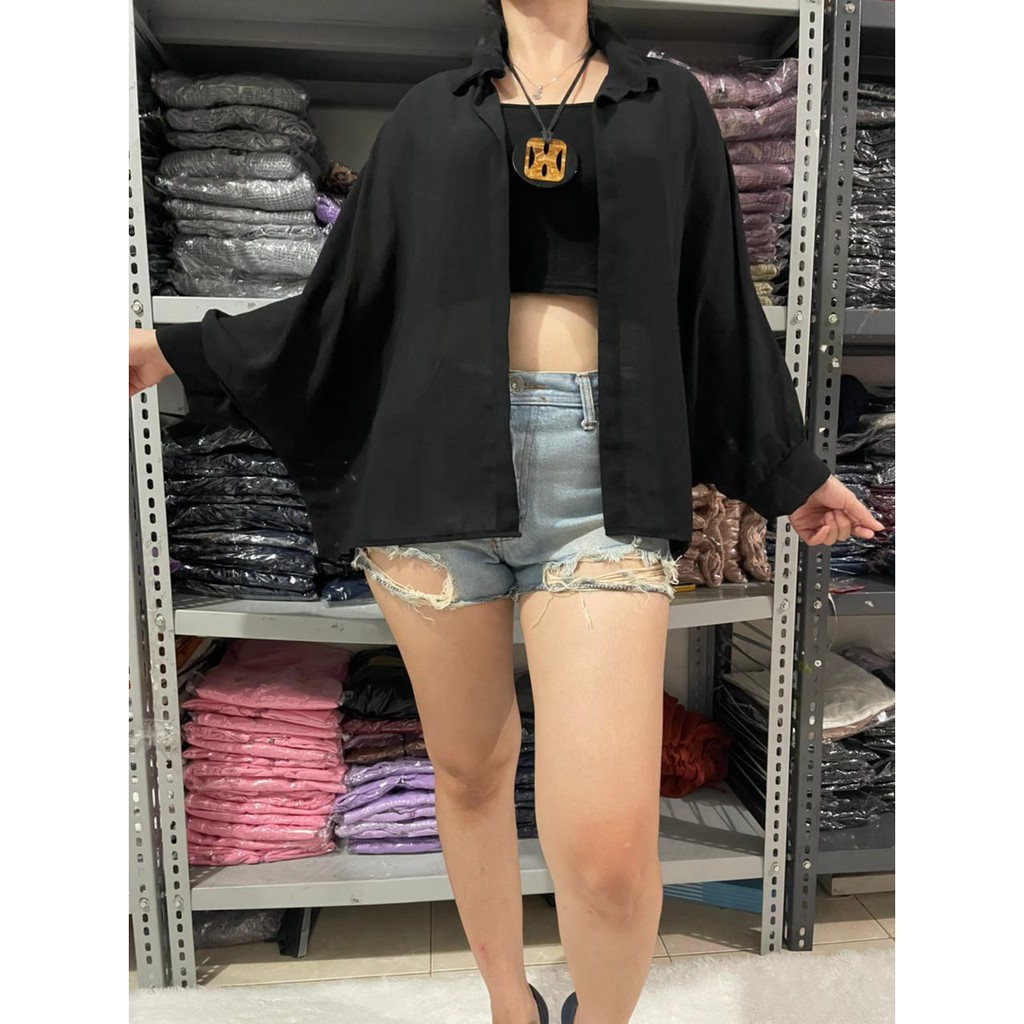 BISA COD OUTER BASIC WANITA FELICIA OVERSIZE XXL