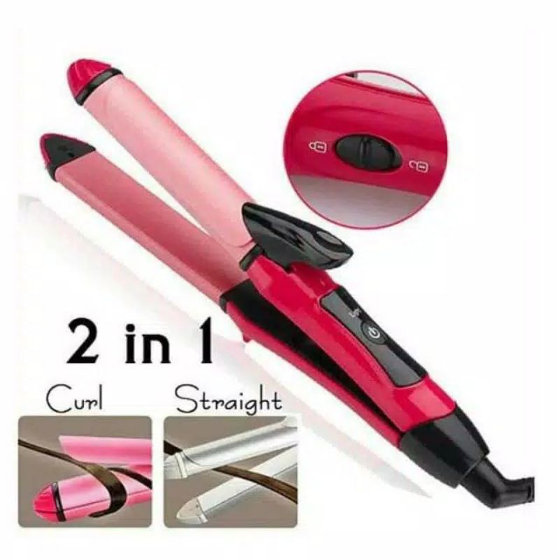 Catok NOVA 2in1 CURLY+LURUS