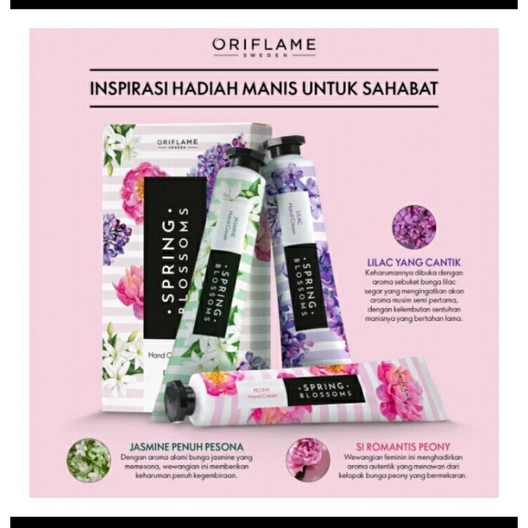 spring blossom hand cream