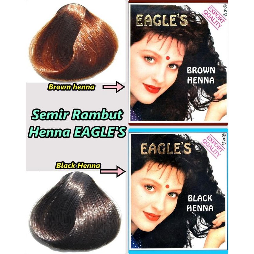 HENNA CAT RAMBUT EAGLES / SHACET