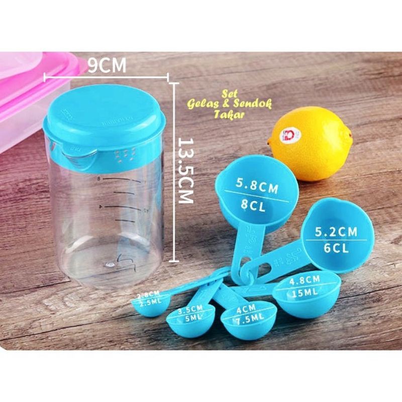 Set Gelas Takar