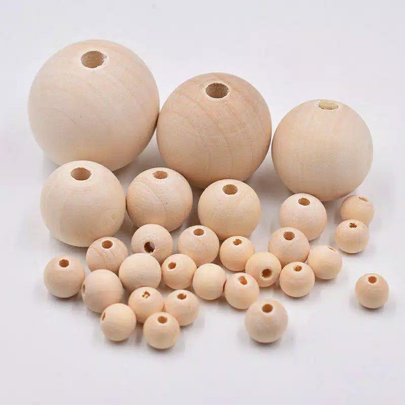 Manik kayu macrame pot