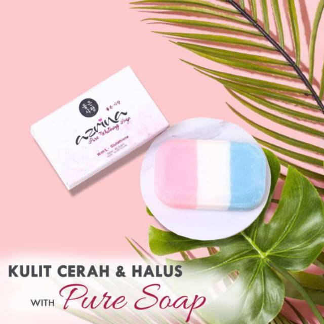 Pure whitening soap