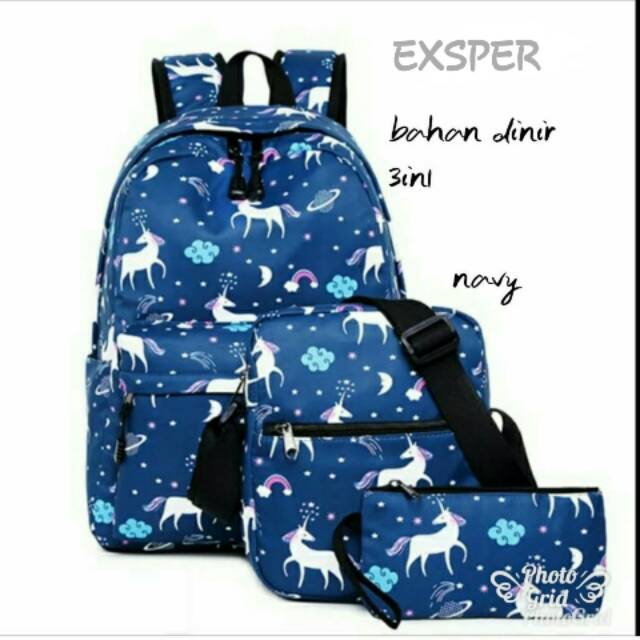 Backpack kuda poni 3in1