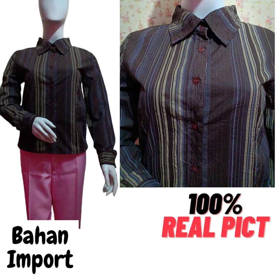 [BISA COD] Kemeja Wanita