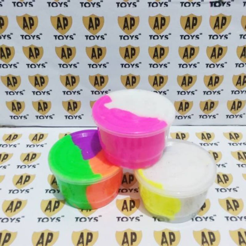 mainan slime slem 1 pack isi 3