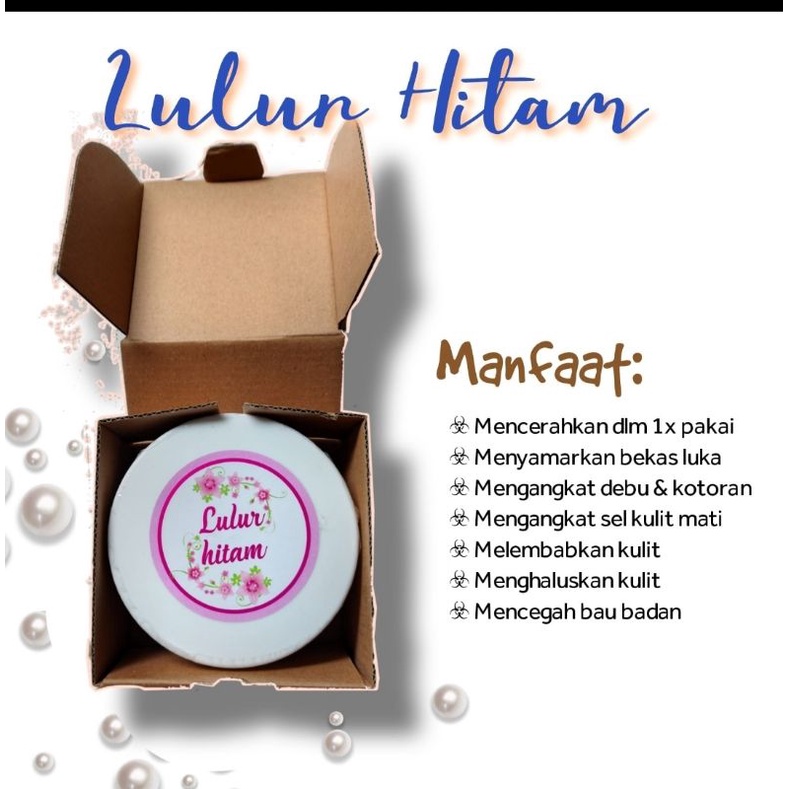 LULUR HITAM 250 gr. RIDA