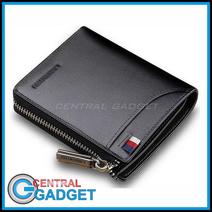 LAORENTOU Dompet Kartu Bahan Kulit Sapi