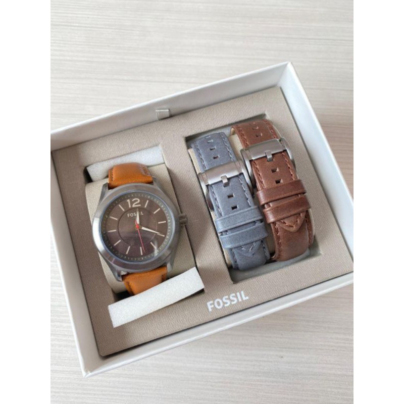 FOSSIL - Editor Three-Hand Interchangeable Strap Box Set (ORIGINAL)