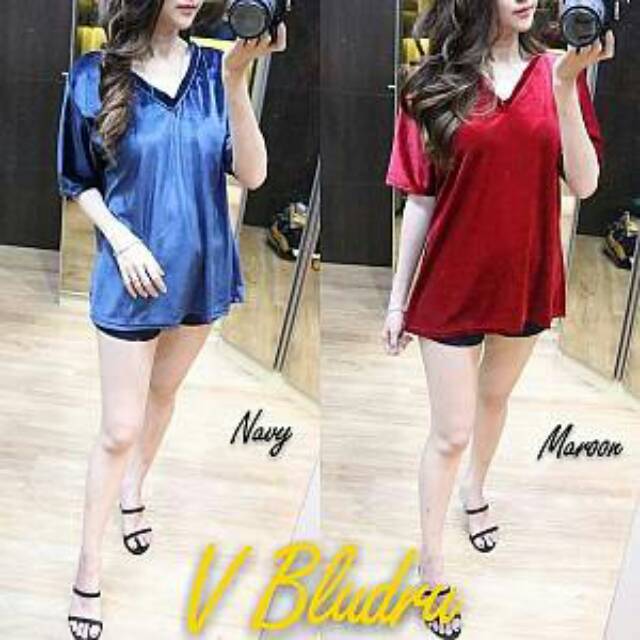 Baju Atasan bludru