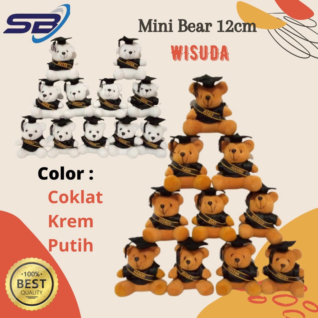 Kado Wisuda Boneka Selempang