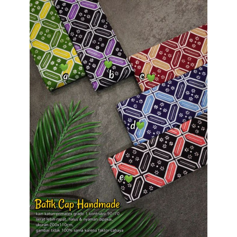 batik cap handmade