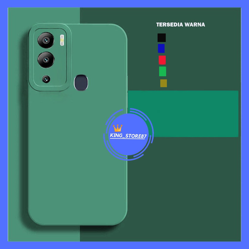 CASE INFINIX HOT 12i Macaron Colour Camera Protector softcase