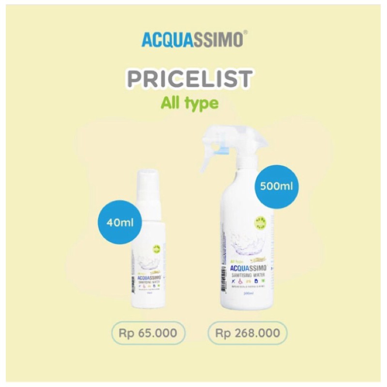 Acquasimmo All Type