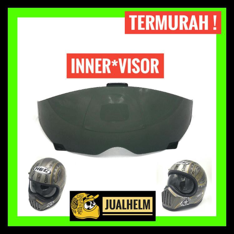 Kaca Inner Visor Smoke Helm Cakil / Kaca Helm Cakil