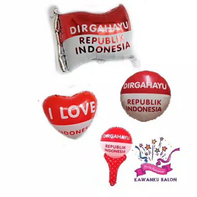 Dirgahayu simple set dekorasi