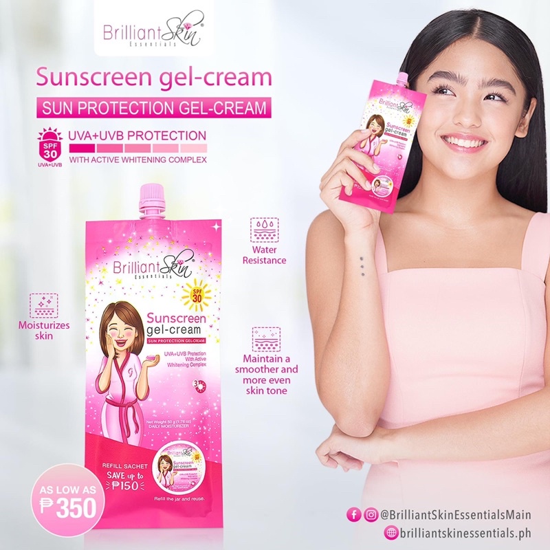 Refil sunscreen Brilliantskin